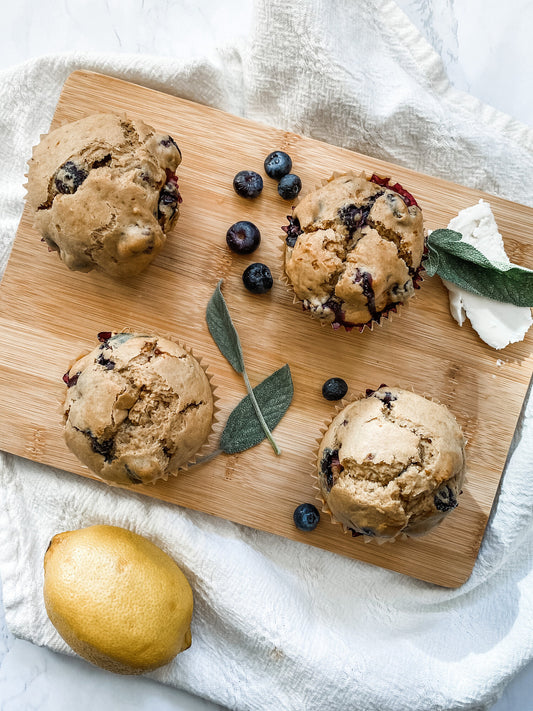 Blueberry Sage Muffins