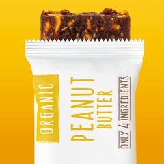 JONESBAR Peanut Butter Organic Fruit & Nut Bar, Vegan Snack